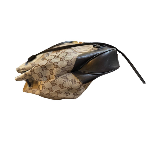 GUCCI GG Monogram Canvas Drawstring Backpack Rucksack - Picture 5 of 16